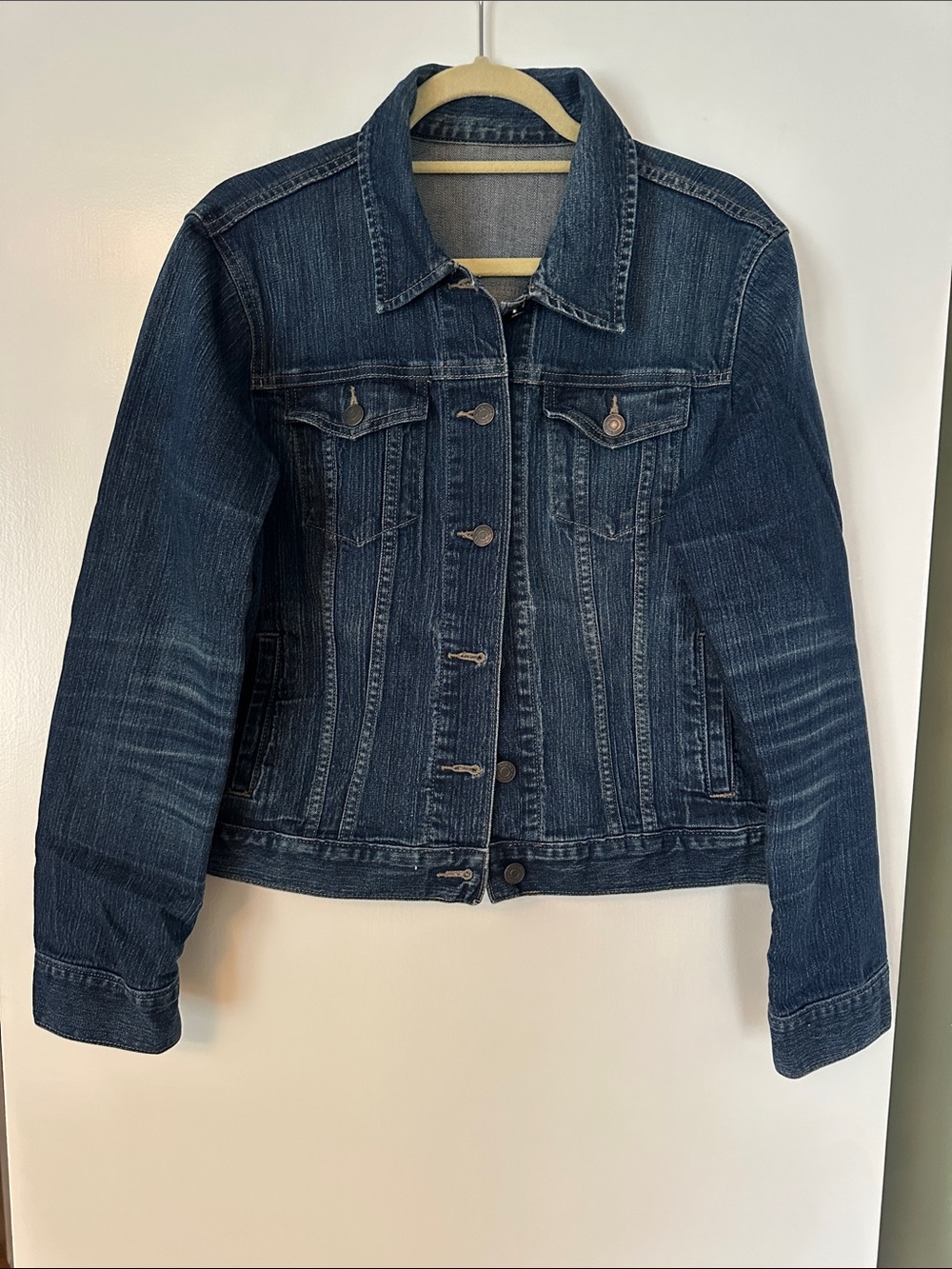 Classic Dark Blue Banana Republic Denim Jacket